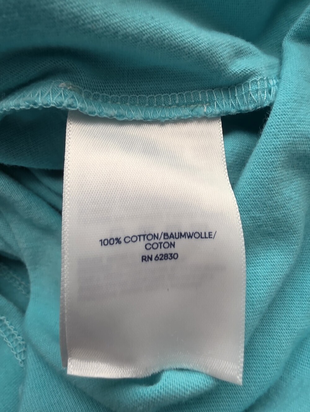 Lands' End Mint-to-Aqua Ombre Sleeveless V-Neck Shift Dress Size Medium - Picture 4 of 12